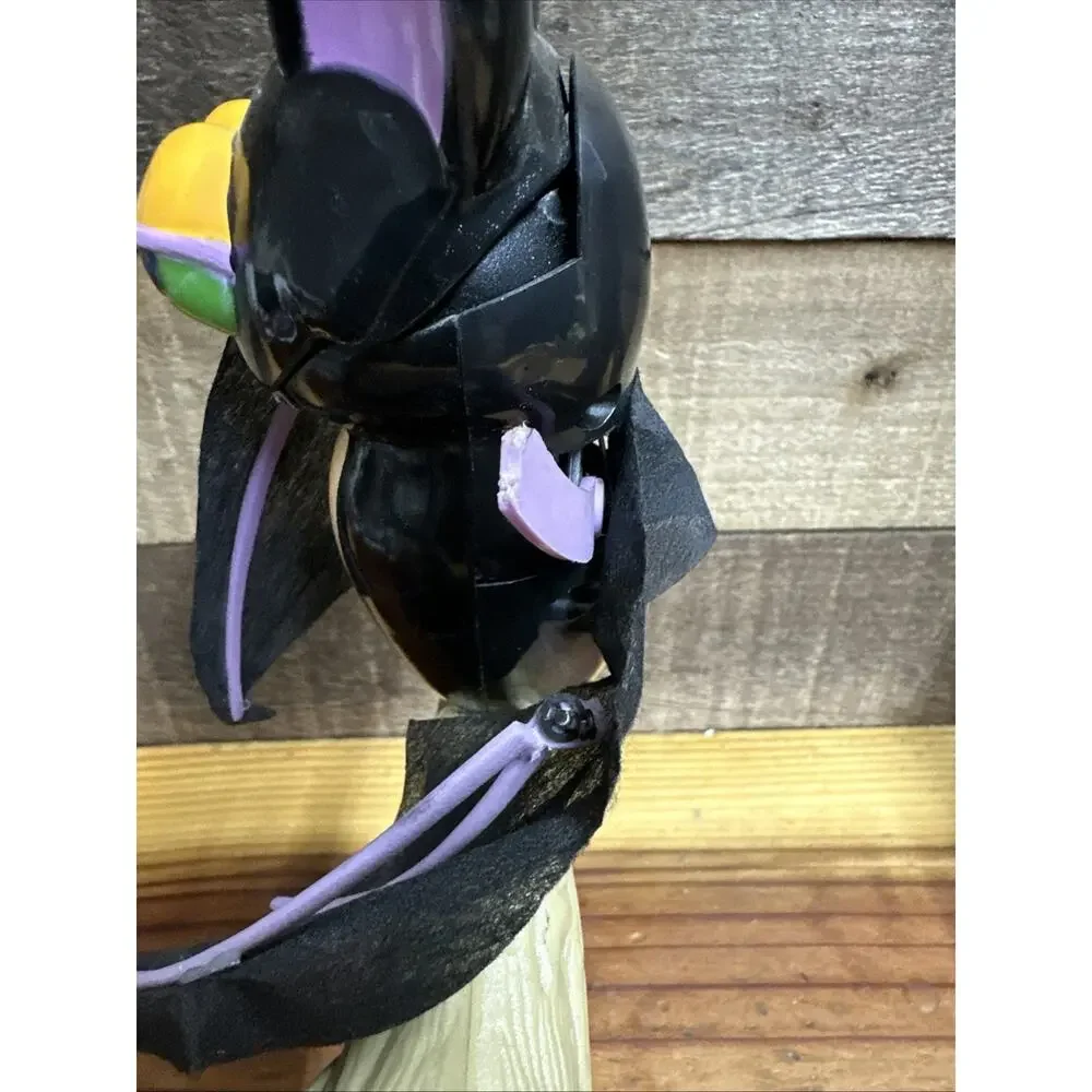 Gemmy Rare Animated Fraidy Bat Halloween Lights Up Sings 